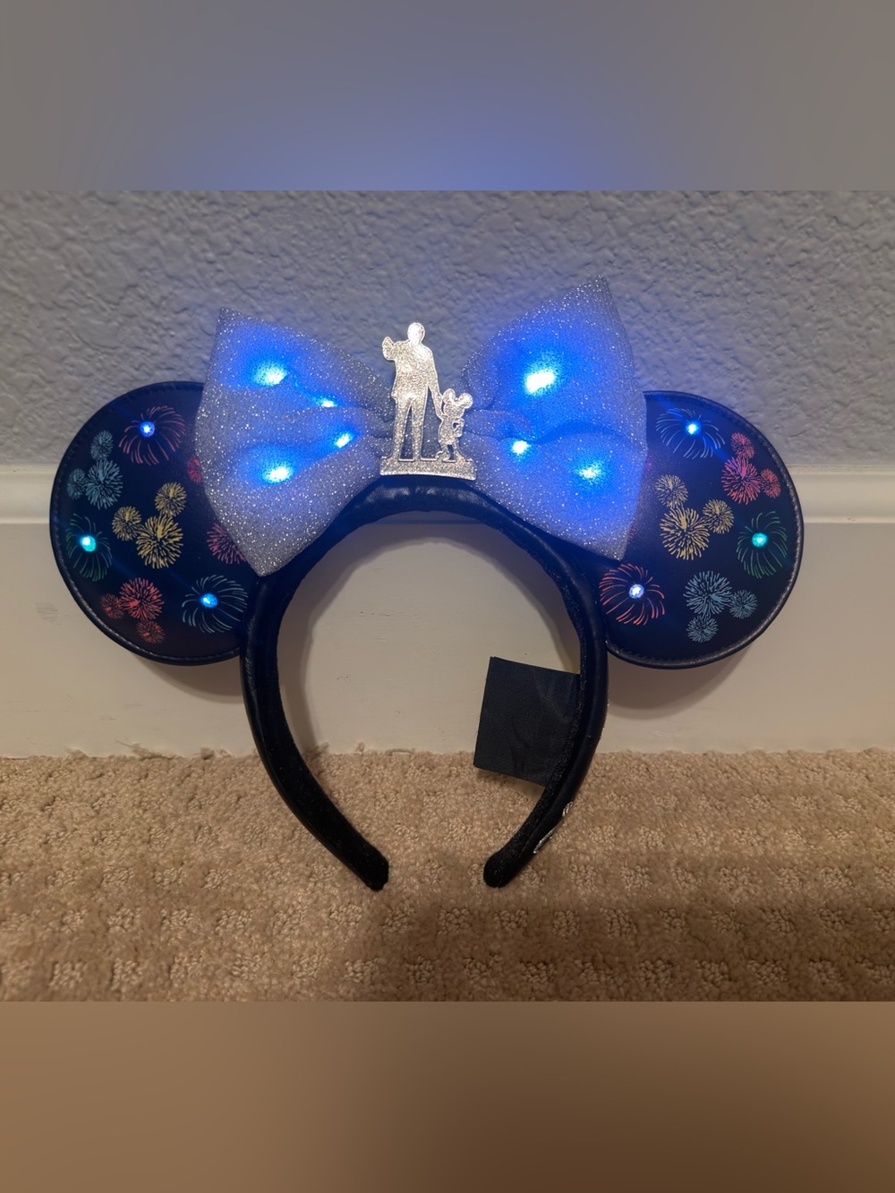 Disney100 Light Up Ears - Walt and Mickey + Fireworks